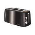 [트렌트앤스틸] Trent and Steele Shadow Steele 4 Slice Long Slot Toaster - Black 00686