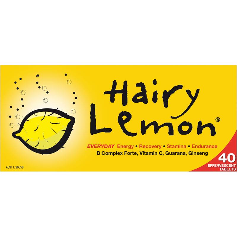 Hairy Lemon Effervescent 40 Tablets [발포비타민] 헤어리레몬 40정