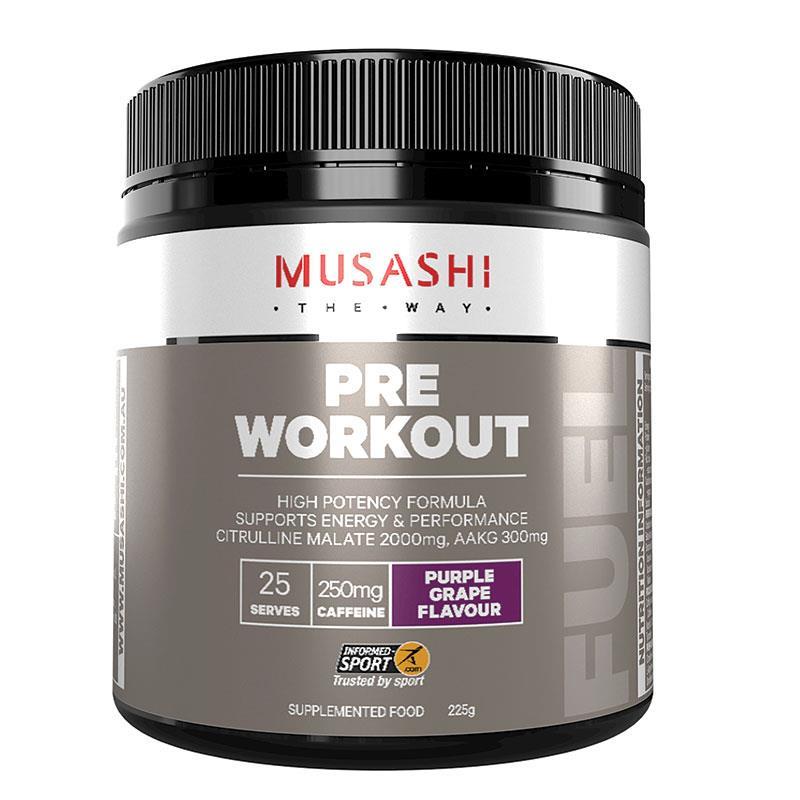 [무사시] 프리 워크아웃 퍼플 포도 225g Musashi Pre Workout Purple Grape 225g