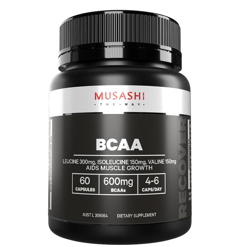 [무사시] BCAA 60캡슐 Musashi BCAA 60 Capsules