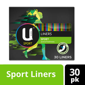 [유바이코텍스] 스포츠 액티브 라이너 30P U By Kotex Sport Active Liners 30P