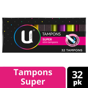 [유바이코텍스] 슈퍼 탐폰 32P U By Kotex Super Tampons 32P