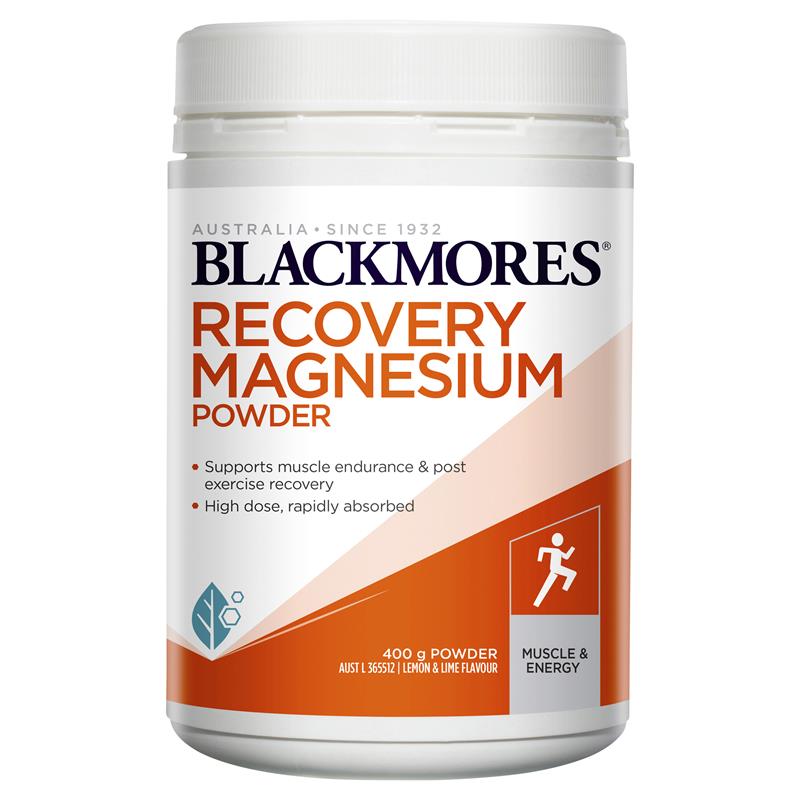 [블랙모어스] Blackmores Recovery Magnesium 400g Powder