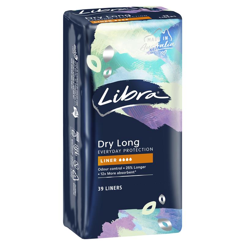 [리브라] 드라이 롱 라이너 39팩 Libra Dry Long Liner 39P