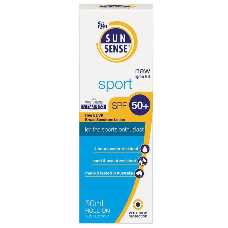 Sunsense SPF 30+ Sport Milk Roll-on [이고 선센스] 이고 썬센스 스포츠 롤온 SPF50+  50mL