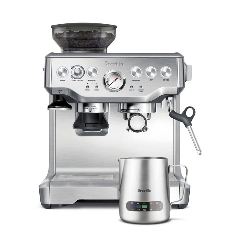 [브레빌] Breville bes 875 더 바리스타 익스프레스 with 밀크 저그(실버)