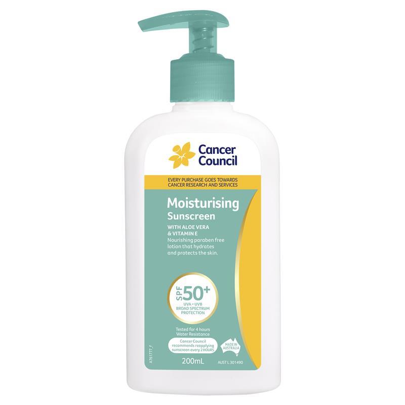 [캔서카운슬] 모이스처라이징 썬크림 SPF50+ 200ml 펌프