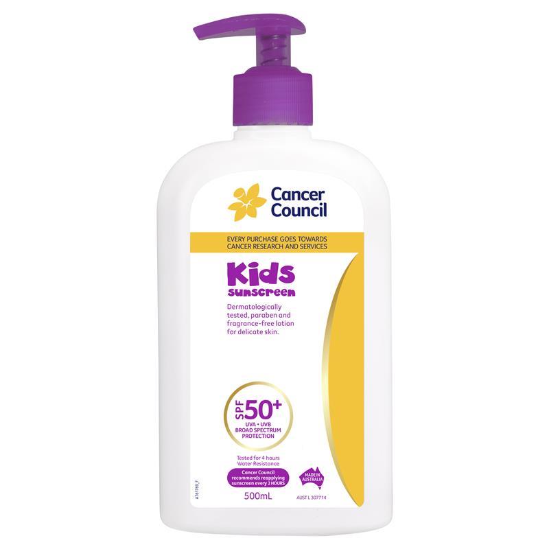 [캔서카운슬] 키즈 썬크림 SPF50+ 500ml 펌프