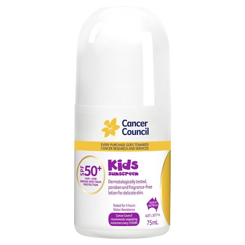 [캔서카운슬] 키즈 썬크림 롤온 SPF50+ 75mL