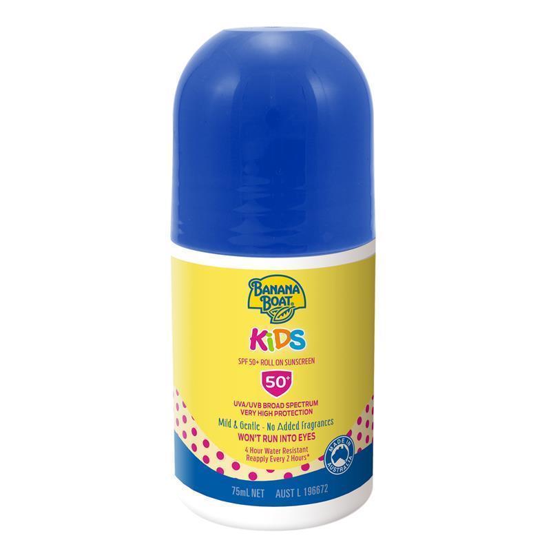 바나나보트 키즈 어린이 선크림 롤온 SPF 50+ 75ml